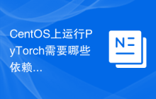 CentOS上运行PyTorch需要哪些依赖