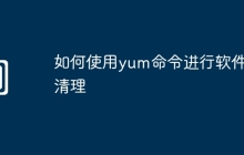 如何使用yum命令进行软件包清理