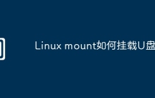 Linux mount如何挂载U盘