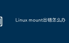 Linux mount出错怎么办