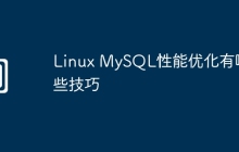 Linux MySQL性能优化有哪些技巧