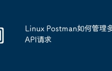 Linux Postman如何管理多个API请求