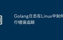 Golang日志在Linux中如何进行错误追踪