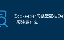 Zookeeper网络配置在Debian要注意什么