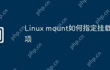 Linux mount如何指定挂载选项