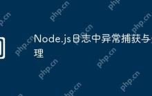 Node.js日志中异常捕获与处理