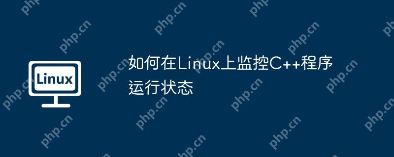 如何在Linux上监控C++程序运行状态