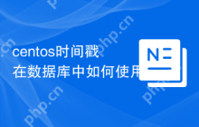 centos时间戳在数据库中如何使用