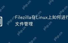 Filezilla在Linux上如何进行文件管理