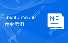 ubuntu mount命令示例