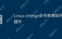 Linux strings命令效率如何提升