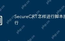 SecureCRT怎样进行脚本执行