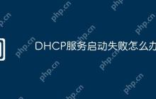 DHCP服务启动失败怎么办