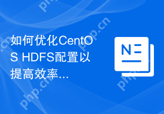 如何优化CentOS HDFS配置以提高效率