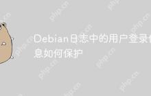 Debian日志中的用户登录信息如何保护