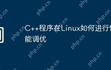 C++程序在Linux如何进行性能调优
