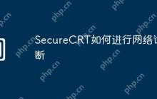 SecureCRT如何进行网络诊断