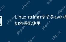 Linux strings命令与awk命令如何搭配使用