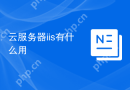 云服务器iis有什么用