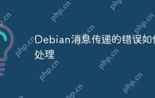 Debian消息传递的错误如何处理