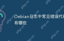 Debian日志中常见错误代码有哪些