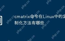 cmatrix命令在Linux中的定制化方法有哪些