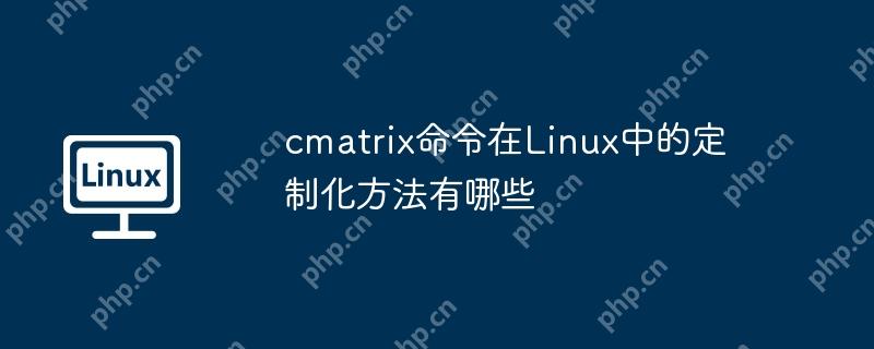 cmatrix命令在Linux中的定制化方法有哪些 - 小浪云数据