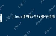 Linux清理命令行操作指南