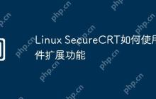 Linux SecureCRT如何使用插件扩展功能