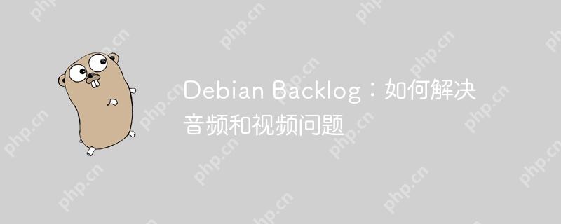 debian backlog:如何解决音频和视频问题