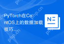PyTorch在CentOS上的数据加载技巧