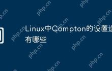 Linux中Compton的设置选项有哪些