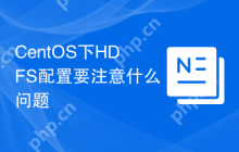 CentOS下HDFS配置要注意什么问题
