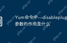 Yum命令中--disableplugin参数的作用是什么