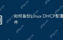 如何备份Linux DHCP配置文件
