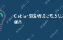 Debian消息错误处理方法有哪些