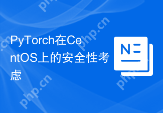 PyTorch在CentOS上的安全性考虑