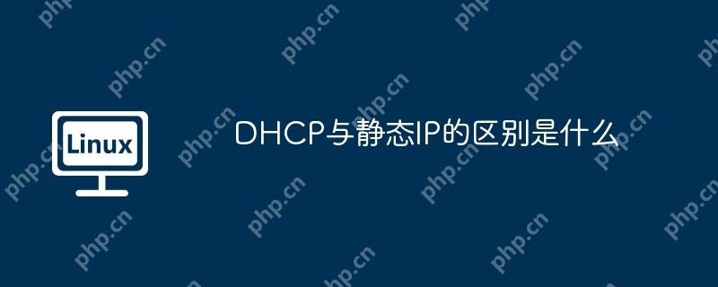 DHCP与静态IP的区别是什么