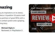 《光与影：33号远征队》IGN 9分好评 获M站必玩认证