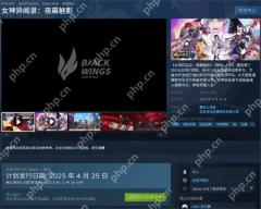 《女神异闻录：夜幕魅影》确认4月25日上线Steam平台