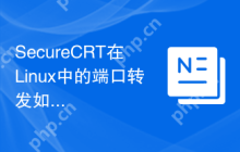 SecureCRT在Linux中的端口转发如何设置