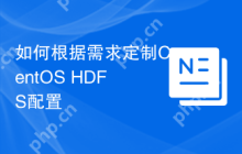 如何根据需求定制CentOS HDFS配置