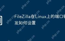 FileZilla在Linux上的端口转发如何设置