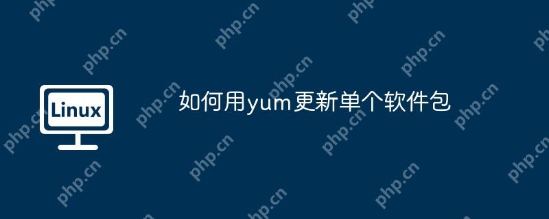 如何用yum更新单个软件包 - 小浪云数据