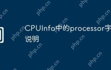 CPUInfo中的processor字段说明