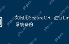如何用SecureCRT进行Linux系统备份