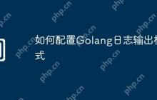 如何配置Golang日志输出格式