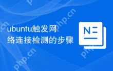 ubuntu触发网络连接检测的步骤