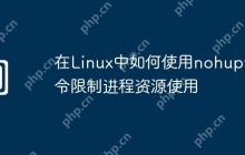 在Linux中如何使用nohup命令限制进程资源使用