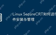 Linux SecureCRT如何进行插件安装与管理